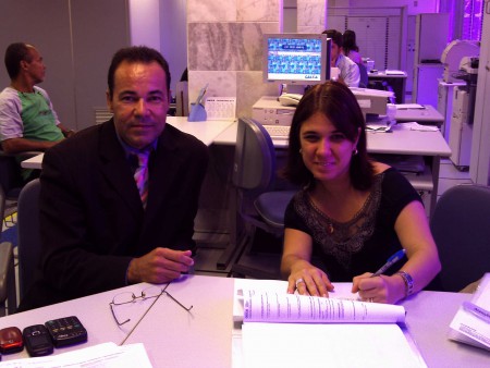 assinatura de contrato